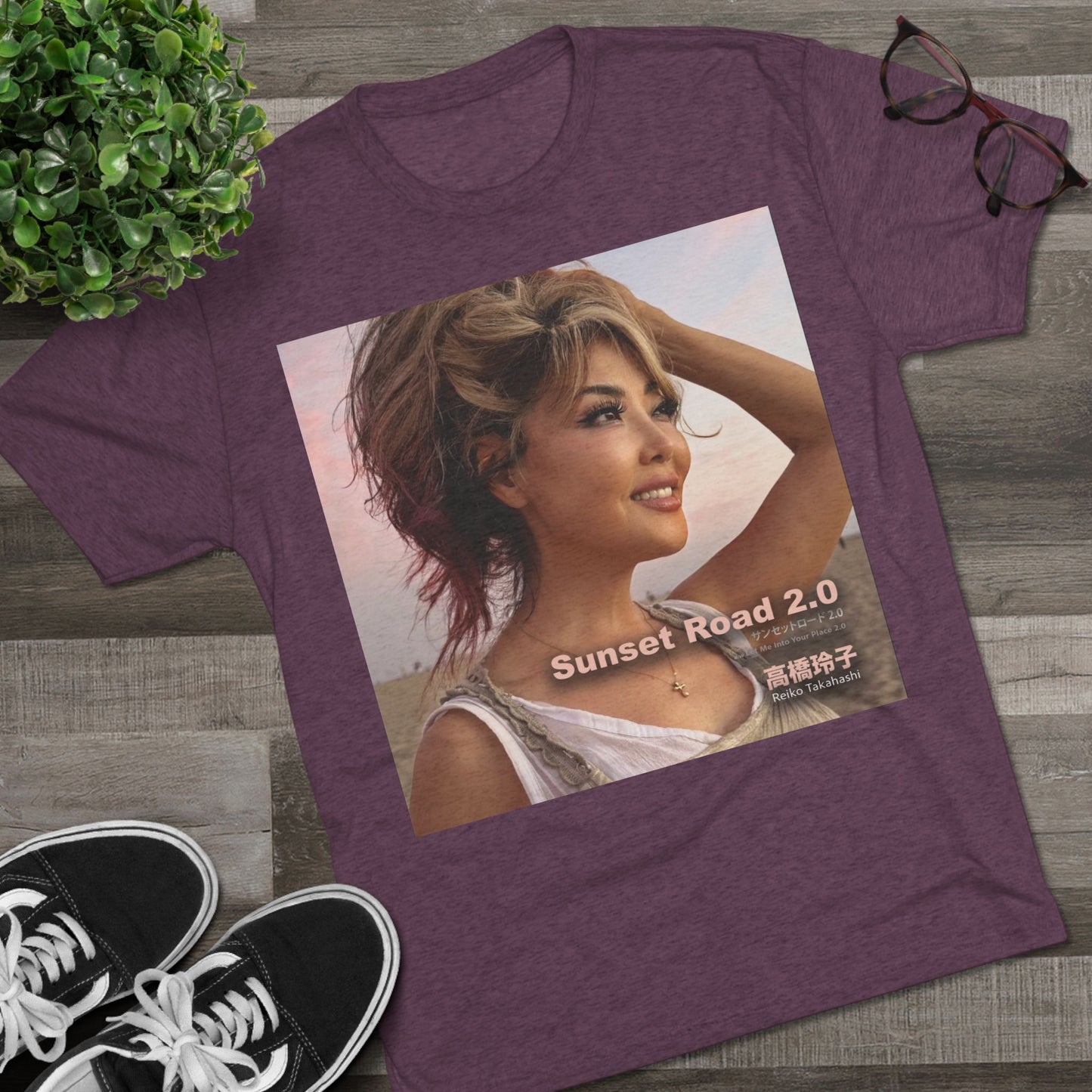 Official Sunset Road 2.0 Tee — Retro City Pop Portrait T-Shirt