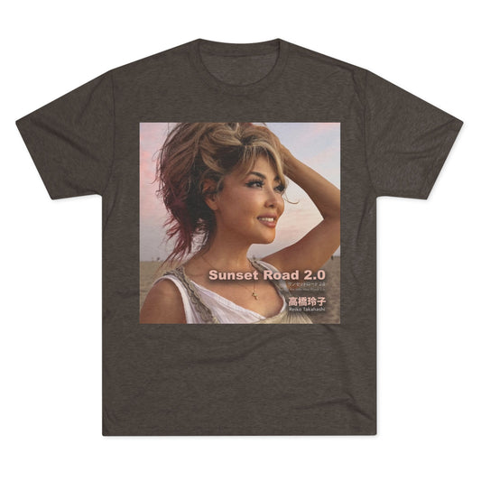 Official Sunset Road 2.0 Tee — Retro City Pop Portrait T-Shirt