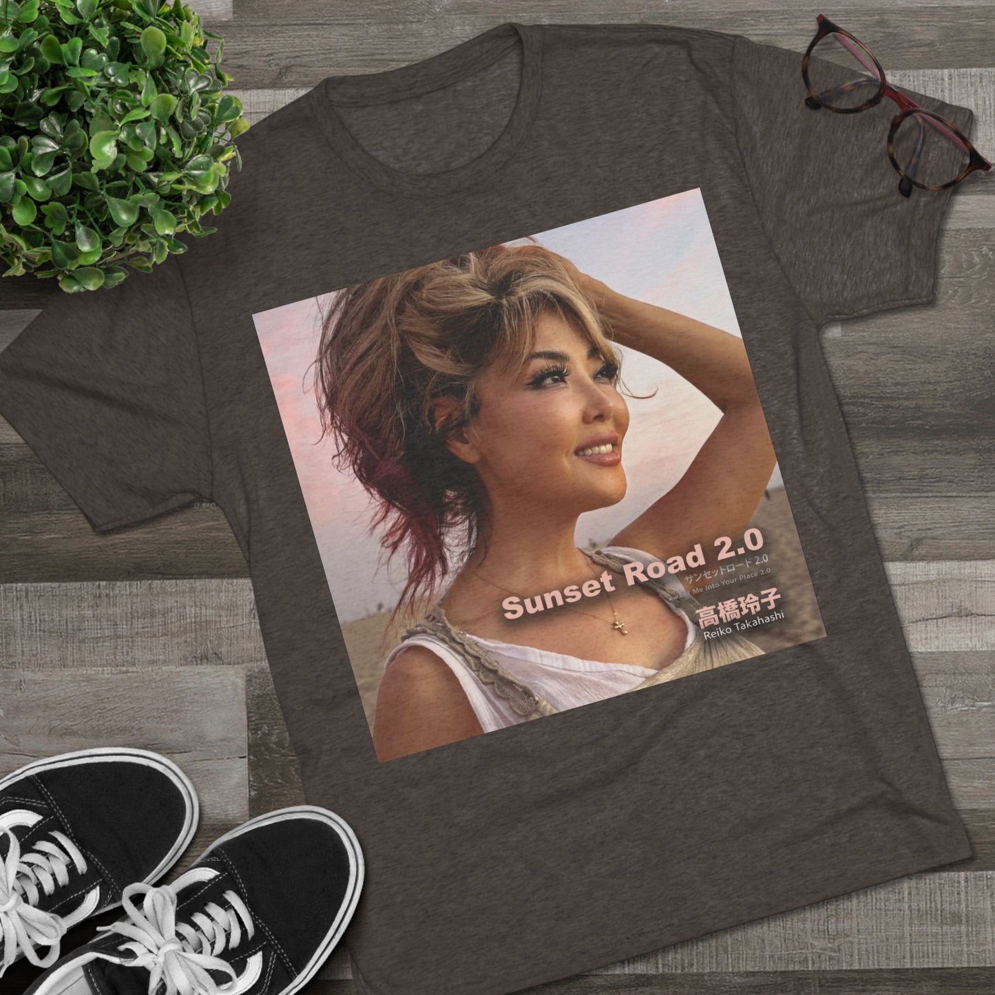 Official Sunset Road 2.0 Tee — Retro City Pop Portrait T-Shirt
