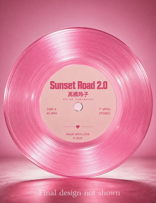 PRE-ORDER – Sunset Road 2.0 – Limited Edition 7-Inch Translucent Magenta Vinyl EP