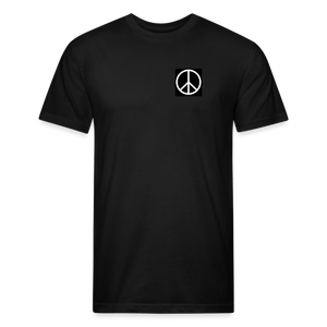 Fitted Cotton/Poly T-Shirt by Next Level - black