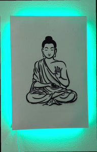 Dope Acoustic Art Panel (Buddha) W/LED'd - Dope Panels